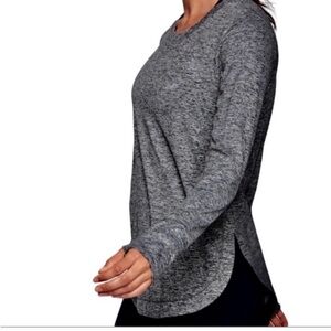 Athleta gray Long Sleeve Top women size XS casual athletic  modest shirt
